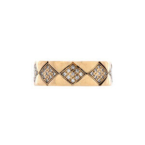 Chanel Coco Crush Flex Ring 18K Yellow Gold with Diamonds